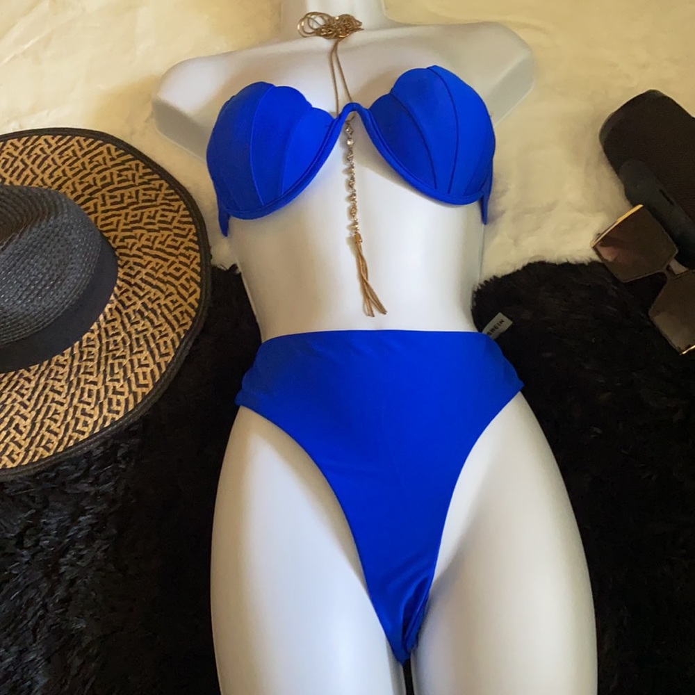 Royal blue bikini